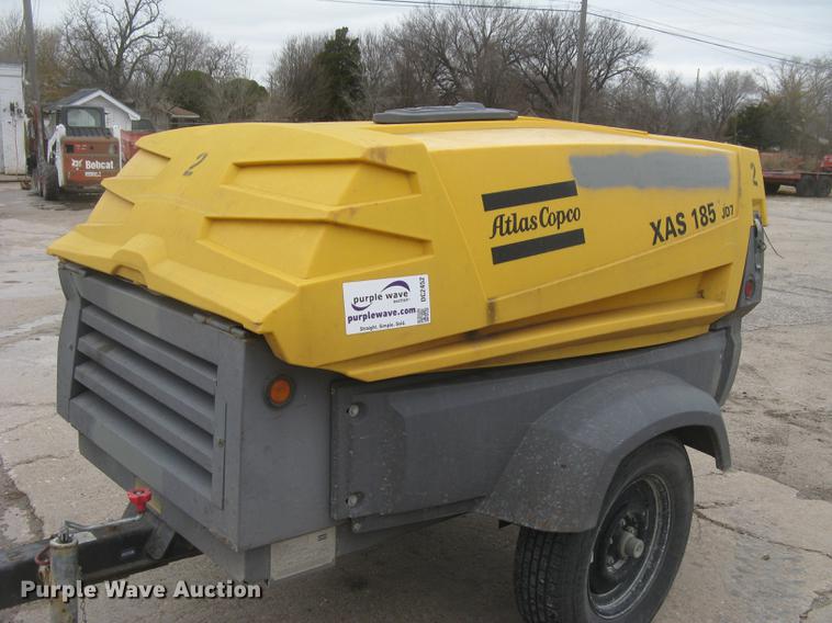image for item DC2452 2007 Atlas Copco XAS185JD7 air compressor