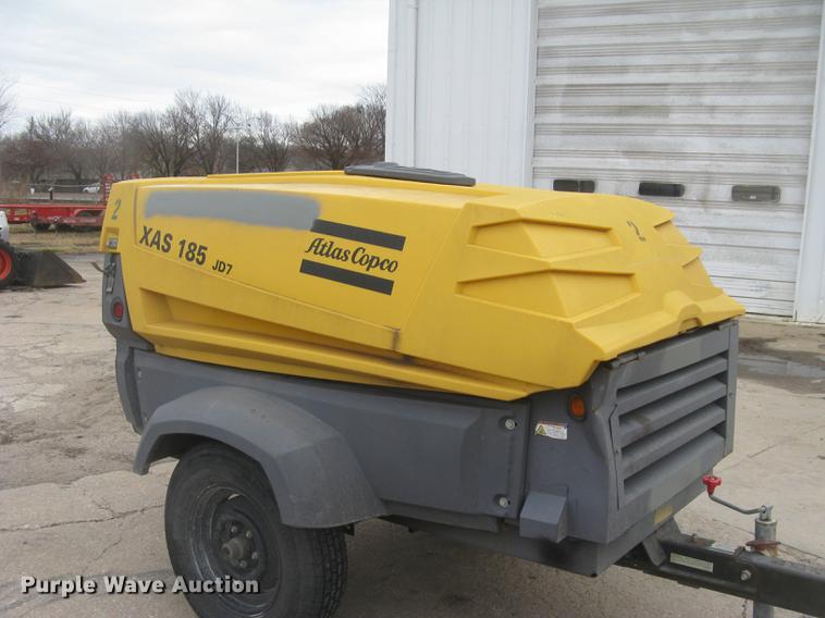 image for item DC2452 2007 Atlas Copco XAS185JD7 air compressor