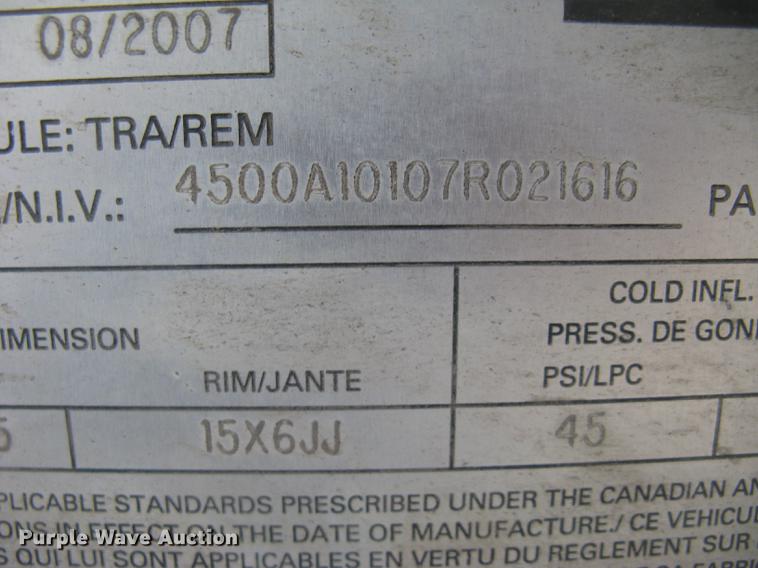 image for item DC2452 2007 Atlas Copco XAS185JD7 air compressor