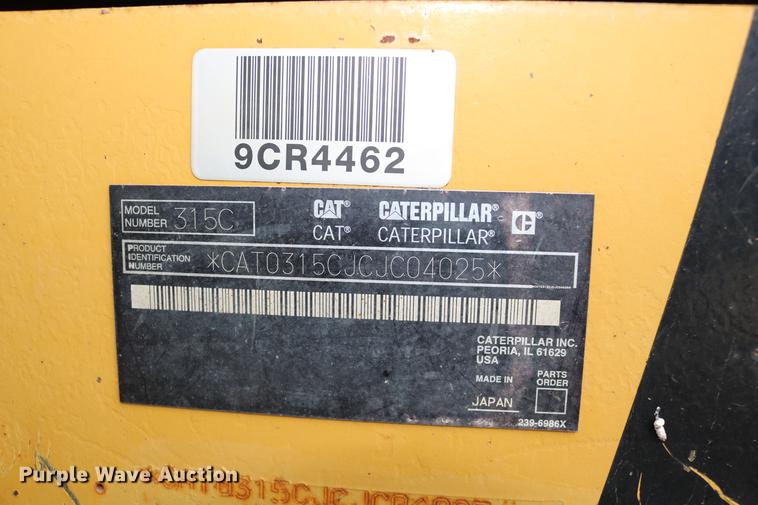 image for item DC3718 2006 Caterpillar 315C excavator