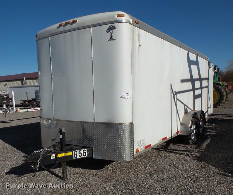 image for item DC5747 2016 Atlas enclosed cargo trailer