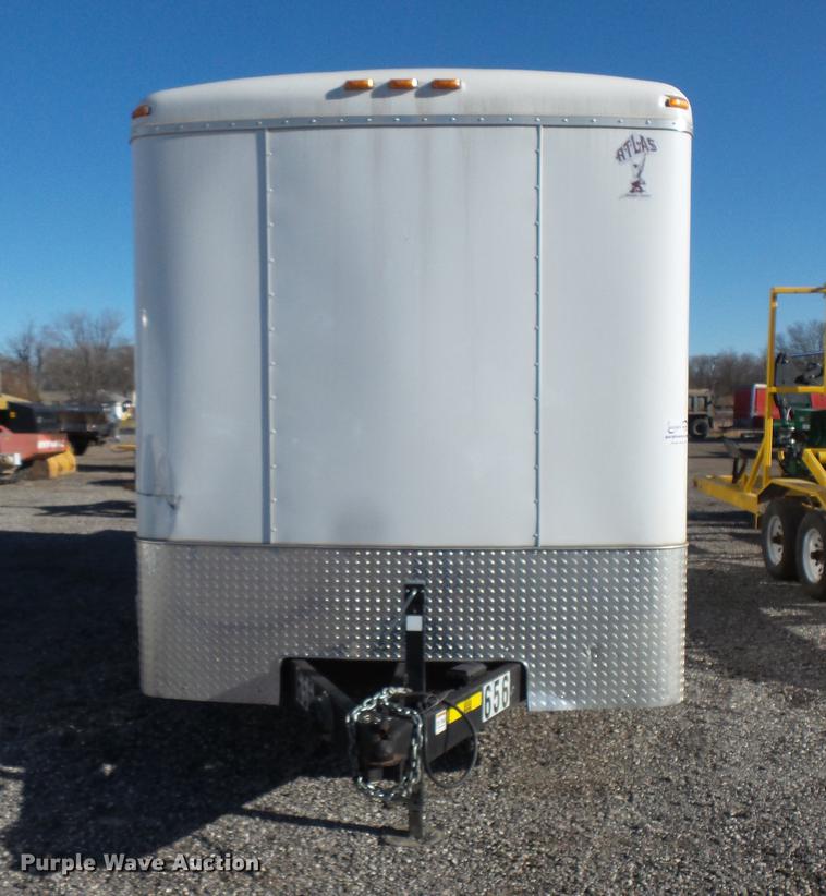 image for item DC5747 2016 Atlas enclosed cargo trailer