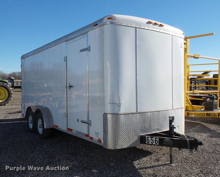 image for item DC5747 2016 Atlas enclosed cargo trailer