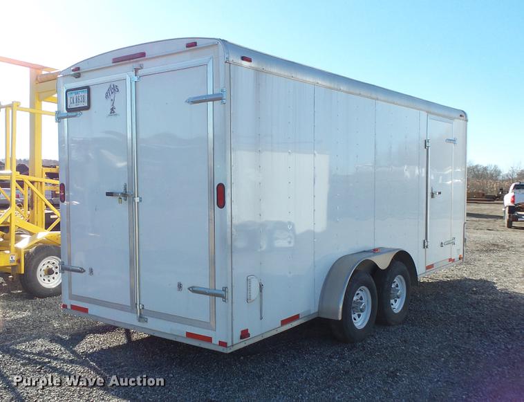 image for item DC5747 2016 Atlas enclosed cargo trailer
