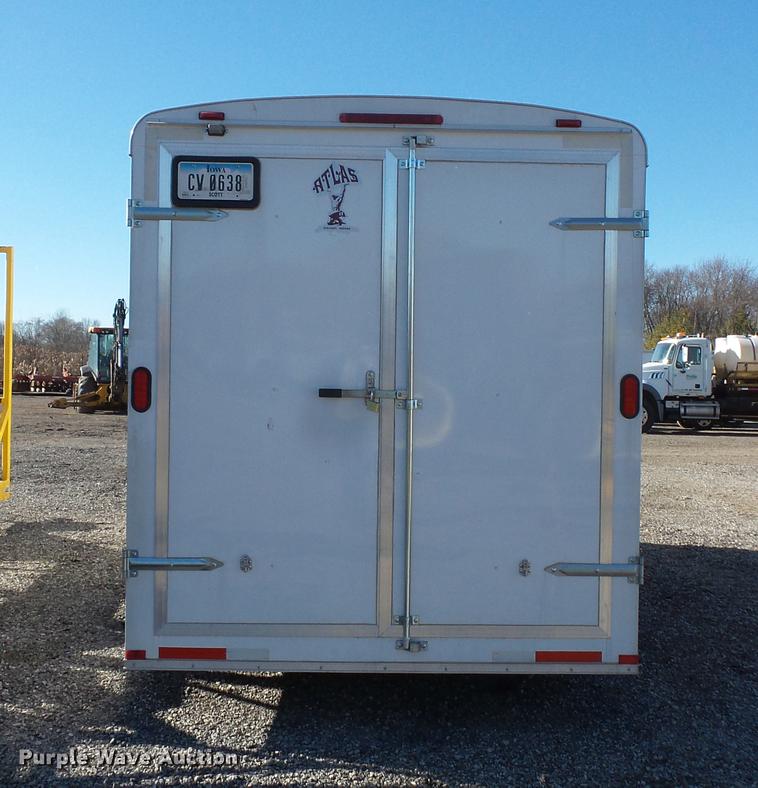 image for item DC5747 2016 Atlas enclosed cargo trailer