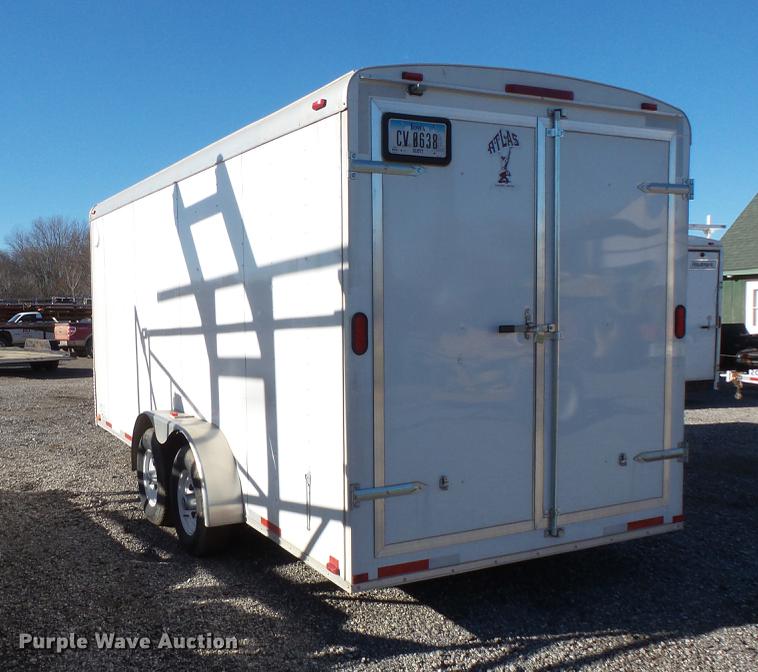 image for item DC5747 2016 Atlas enclosed cargo trailer