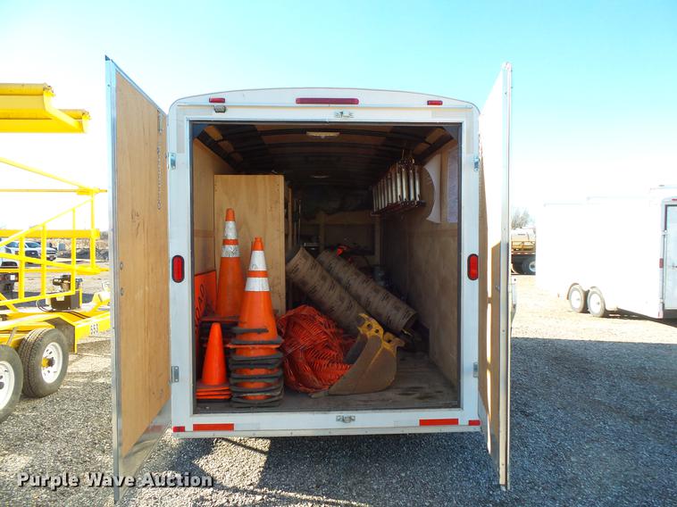 image for item DC5747 2016 Atlas enclosed cargo trailer