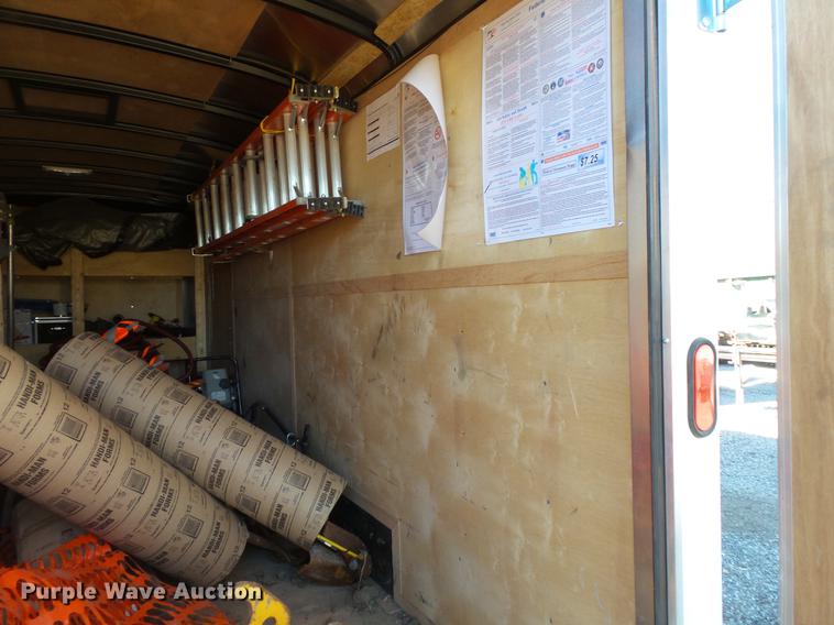 image for item DC5747 2016 Atlas enclosed cargo trailer