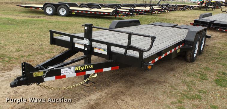 image for item DC6757 2016 Big Tex 14ET-18BK-MR equipment trailer