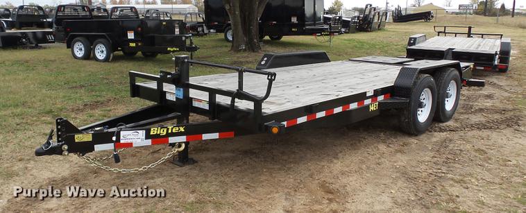 image for item DC6758 2015 Big Tex 14ET-18BK-MR equipment trailer