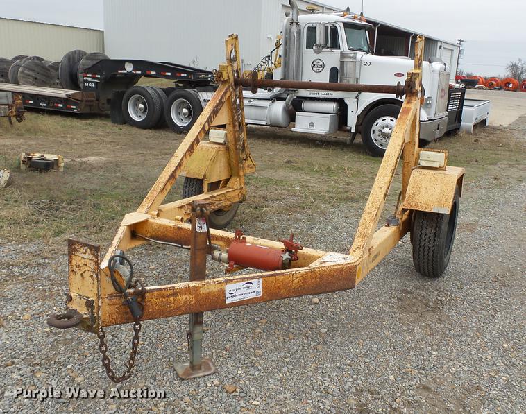 image for item DC6761 1999 Slabach Wheeler reel trailer