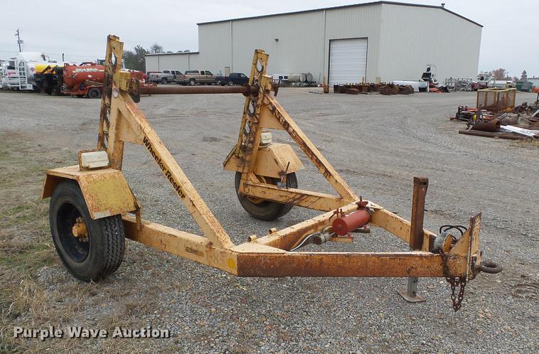 image for item DC6761 1999 Slabach Wheeler reel trailer