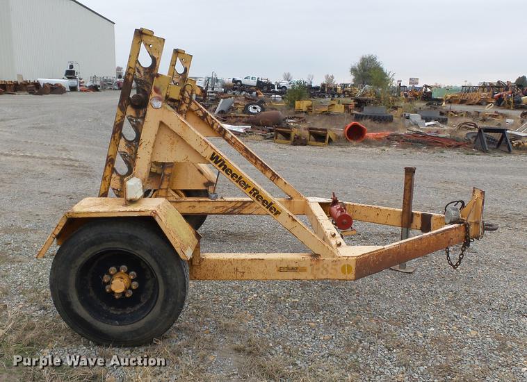 image for item DC6761 1999 Slabach Wheeler reel trailer