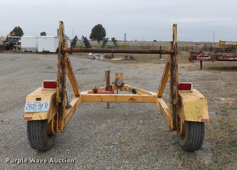 image for item DC6761 1999 Slabach Wheeler reel trailer