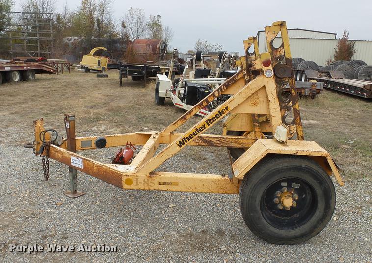 image for item DC6761 1999 Slabach Wheeler reel trailer