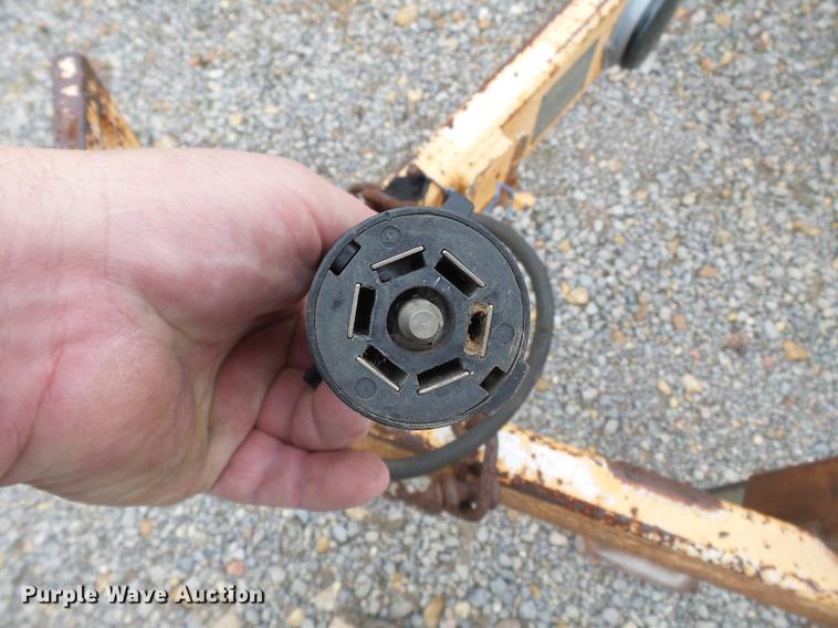 image for item DC6761 1999 Slabach Wheeler reel trailer