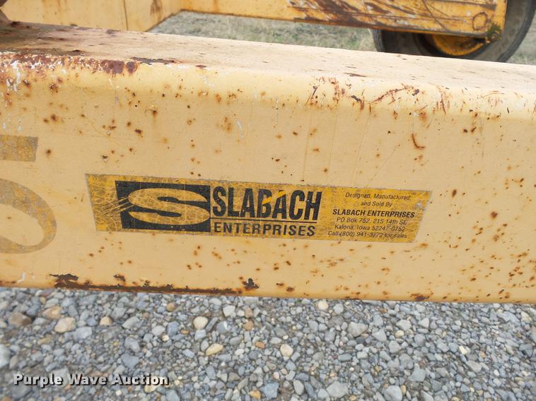 image for item DC6761 1999 Slabach Wheeler reel trailer
