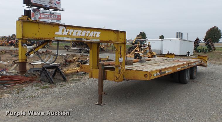 image for item DC6765 1995 Interstate G20DT equipment trailer