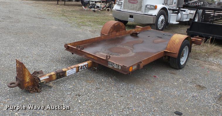 image for item DC6768 1992 Butler TS612D tilt deck trailer
