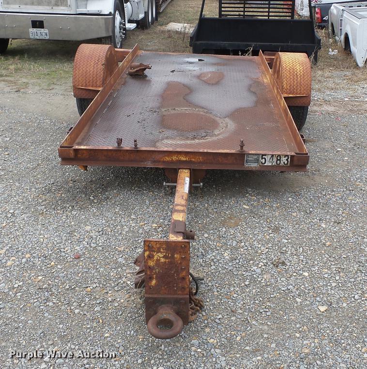 image for item DC6768 1992 Butler TS612D tilt deck trailer