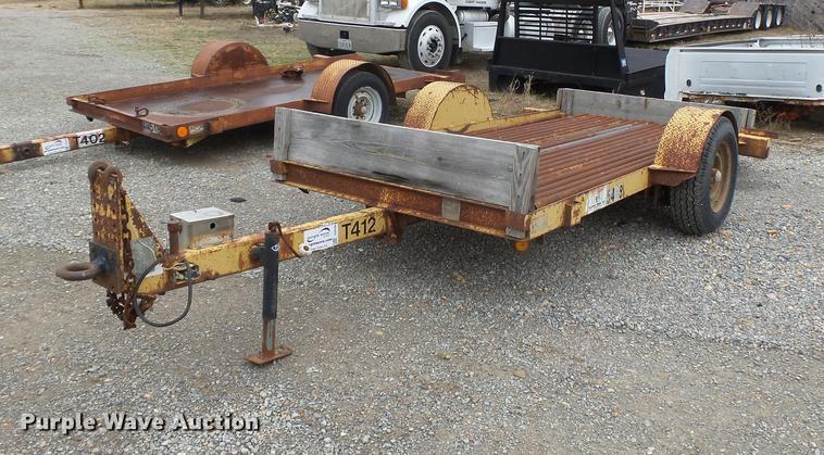image for item DC6769 1991 Butler TS612D tilt deck trailer