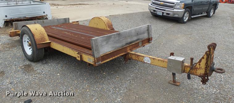 image for item DC6769 1991 Butler TS612D tilt deck trailer