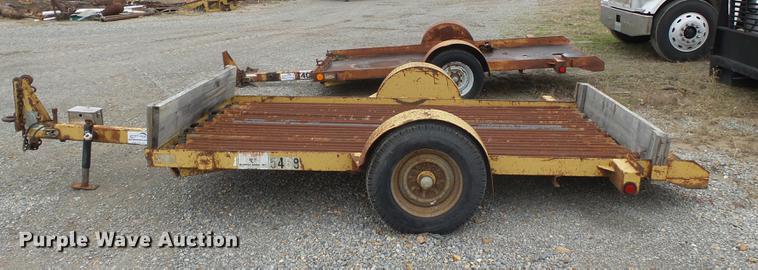 image for item DC6769 1991 Butler TS612D tilt deck trailer