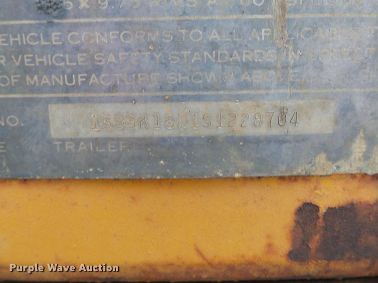 image for item DC6770 1995 Selbach Wheeler reel trailer