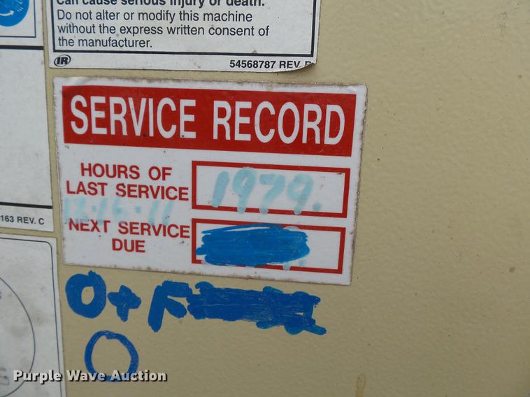 image for item DC6771 2008 Ingersoll Rand HP575 air compressor