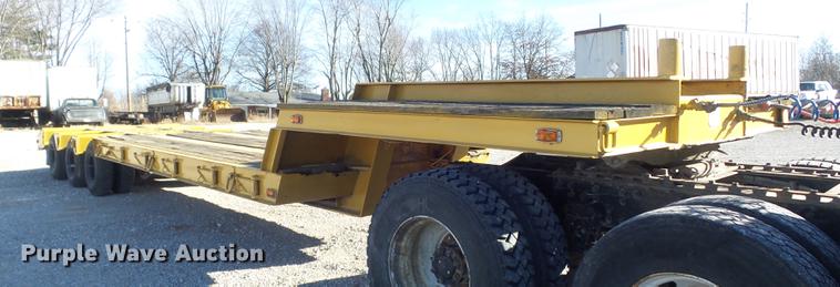 image for item DC7484 1977 Hyster C35T3 low boy equipment trailer