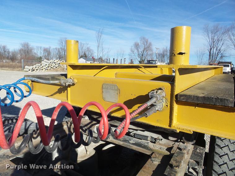 image for item DC7484 1977 Hyster C35T3 low boy equipment trailer