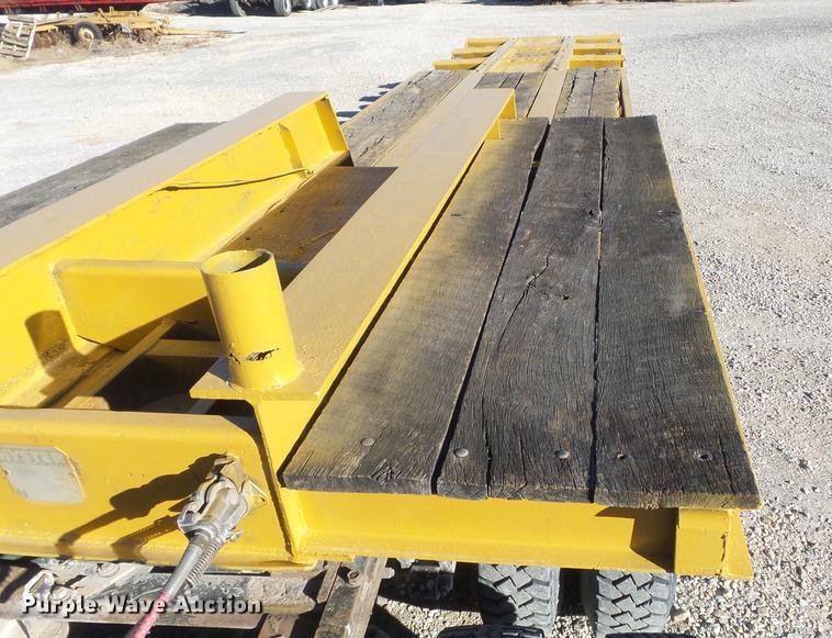 image for item DC7484 1977 Hyster C35T3 low boy equipment trailer