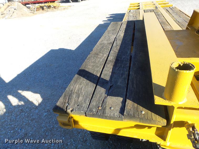 image for item DC7484 1977 Hyster C35T3 low boy equipment trailer