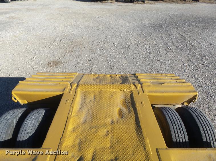 image for item DC7484 1977 Hyster C35T3 low boy equipment trailer