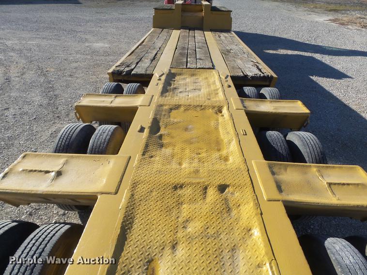 image for item DC7484 1977 Hyster C35T3 low boy equipment trailer