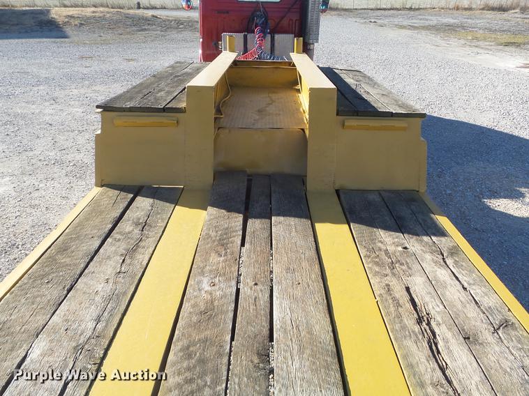 image for item DC7484 1977 Hyster C35T3 low boy equipment trailer
