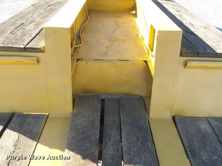 image for item DC7484 1977 Hyster C35T3 low boy equipment trailer