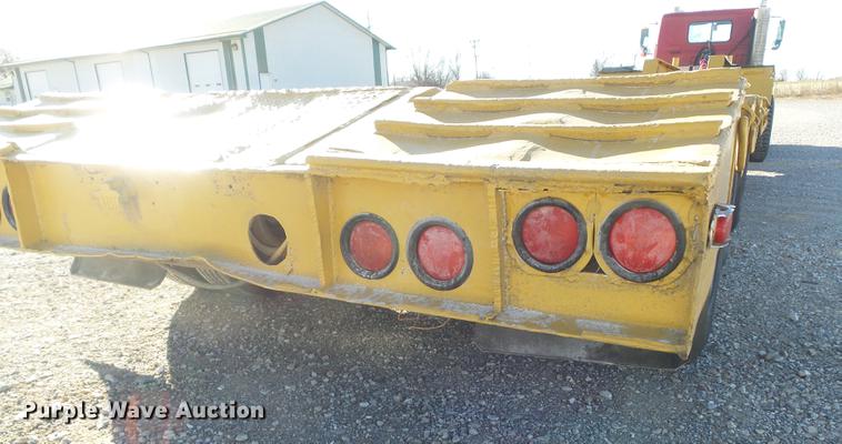 image for item DC7484 1977 Hyster C35T3 low boy equipment trailer