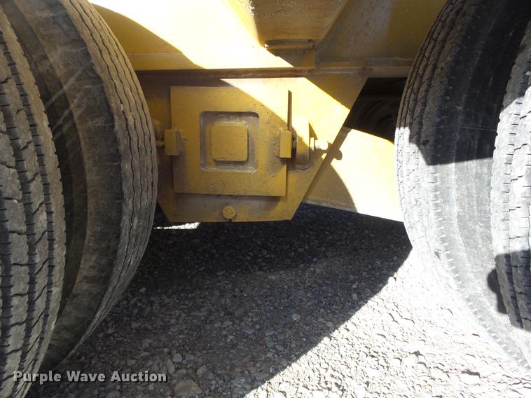 image for item DC7484 1977 Hyster C35T3 low boy equipment trailer