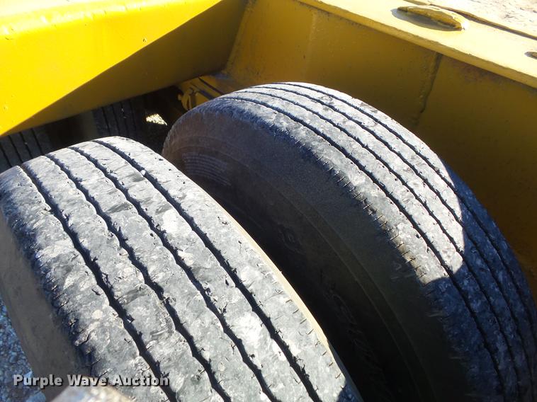 image for item DC7484 1977 Hyster C35T3 low boy equipment trailer