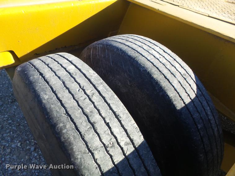 image for item DC7484 1977 Hyster C35T3 low boy equipment trailer