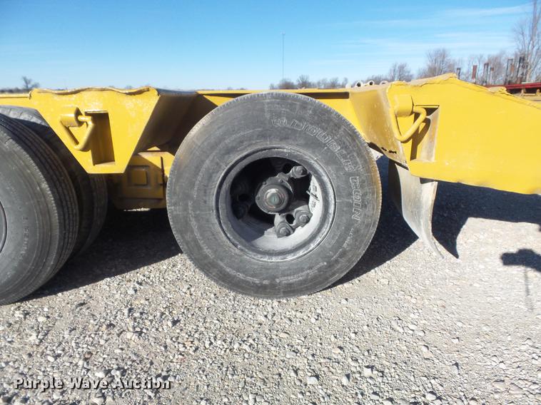 image for item DC7484 1977 Hyster C35T3 low boy equipment trailer