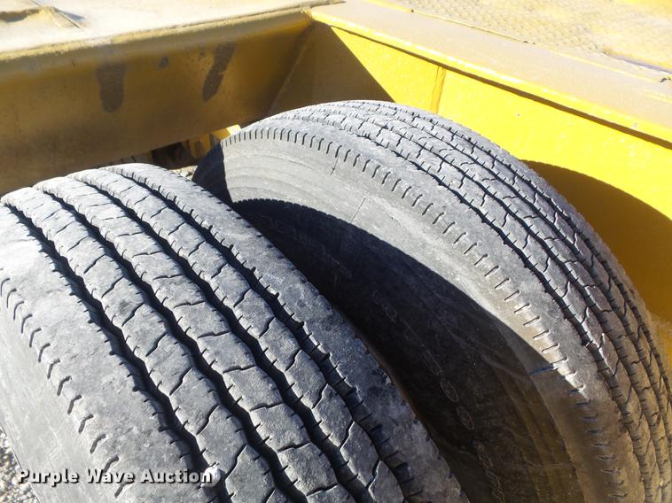 image for item DC7484 1977 Hyster C35T3 low boy equipment trailer