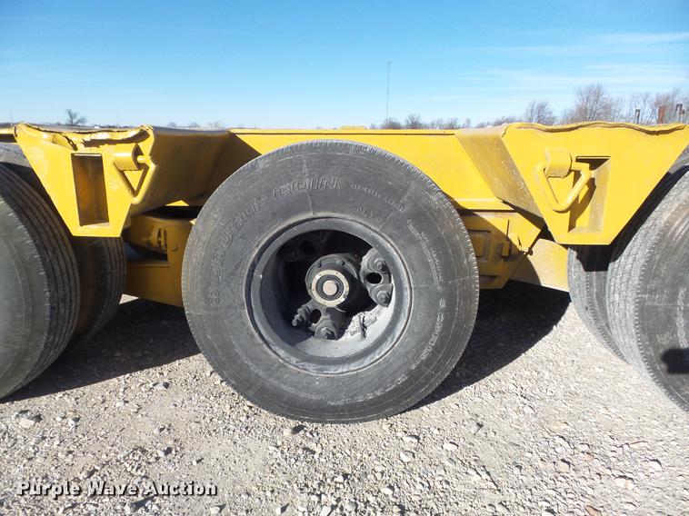 image for item DC7484 1977 Hyster C35T3 low boy equipment trailer