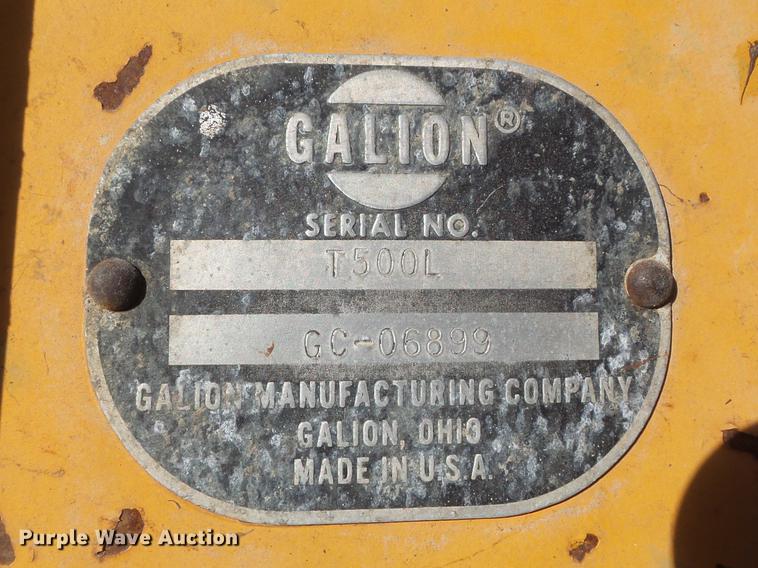 image for item DC7486 1975 Galion T500L rigid frame motor grader