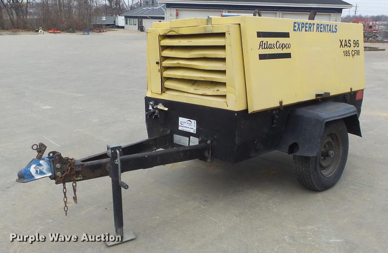 image for item DC7492 2003 Atlas Copco XAS96 air compressor