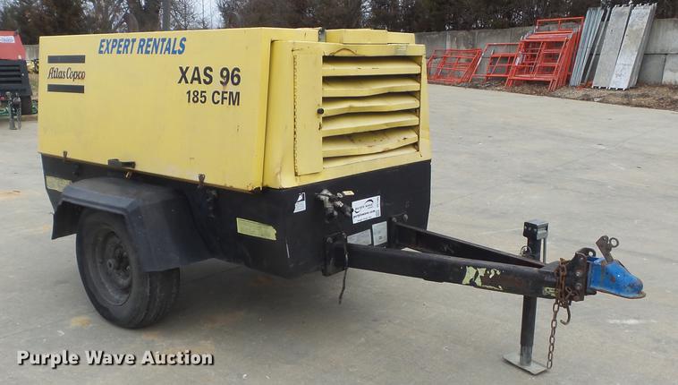 image for item DC7492 2003 Atlas Copco XAS96 air compressor