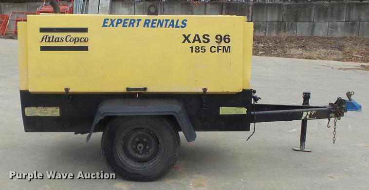 image for item DC7492 2003 Atlas Copco XAS96 air compressor