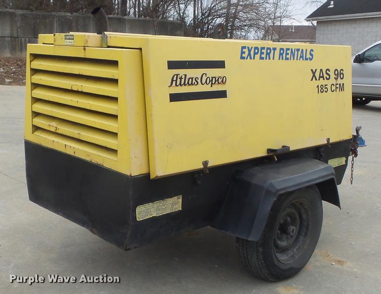 image for item DC7492 2003 Atlas Copco XAS96 air compressor