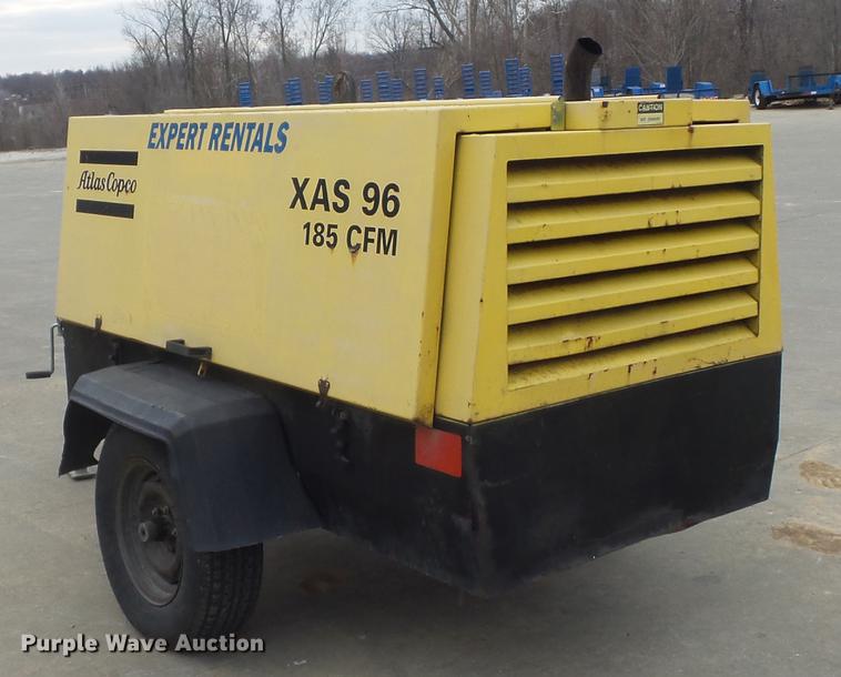 image for item DC7492 2003 Atlas Copco XAS96 air compressor